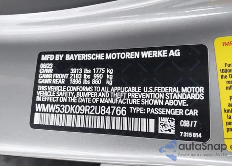2024 Mini Hardtop Cooper S from USA, damaged, VIN WMW53DK09R2U84766